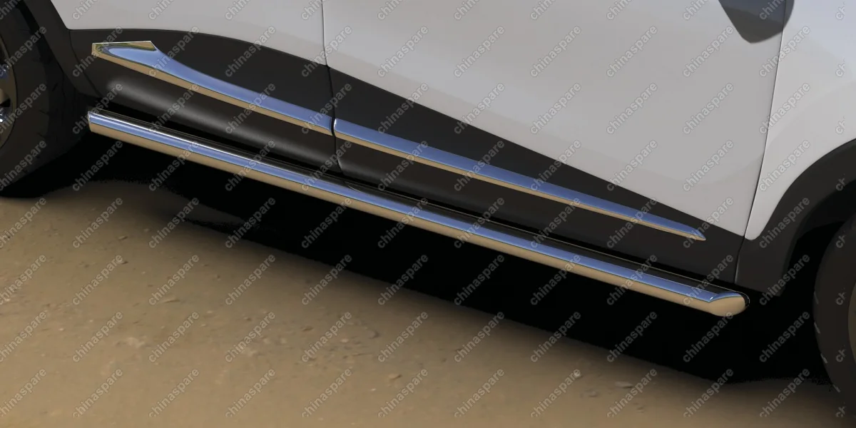 AFZDARK2WD06 Защита порогов d76 труба Arbori нерж. сталь для Renault KAPTUR 2016-нв