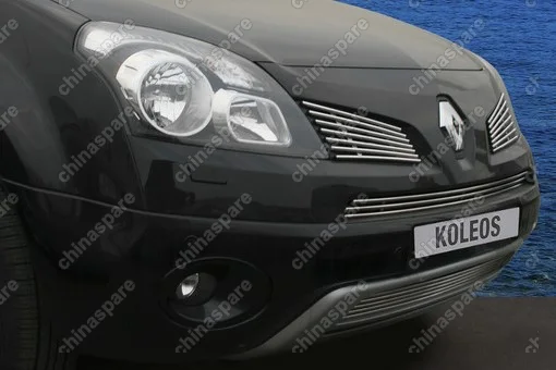 RENK972099 Декоративные элементы воздухозаборника d10 (2 элемента - верх+низ) "Renault Koleos" 2008-2012 хром, RENK.97.2099