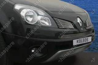 RENK972099 Декоративные элементы воздухозаборника d10 (2 элемента - верх+низ) "Renault Koleos" 2008-2012 хром, RENK.97.2099