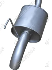 Глушитель (Задняя часть) SsangYong Musso / TagAZ Road Partner (1996-2015)