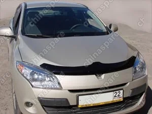 NLDSREMEGH0812 Дефлектор капота темный RENAULT MEGANE 3, hb 5D 2008-2014
