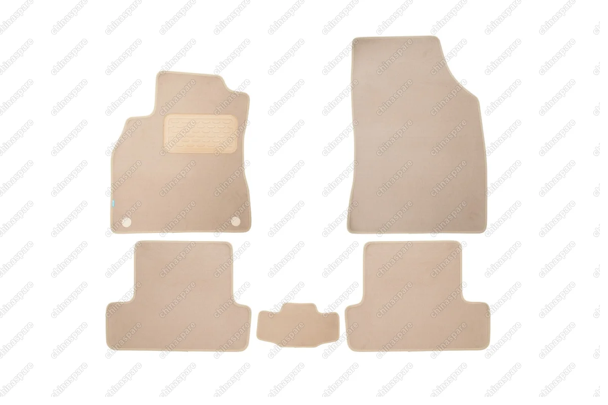 Коврики в салон Klever Premium RENAULT Megane III 2010->, xb., 5 шт. (текстиль, бежевые)