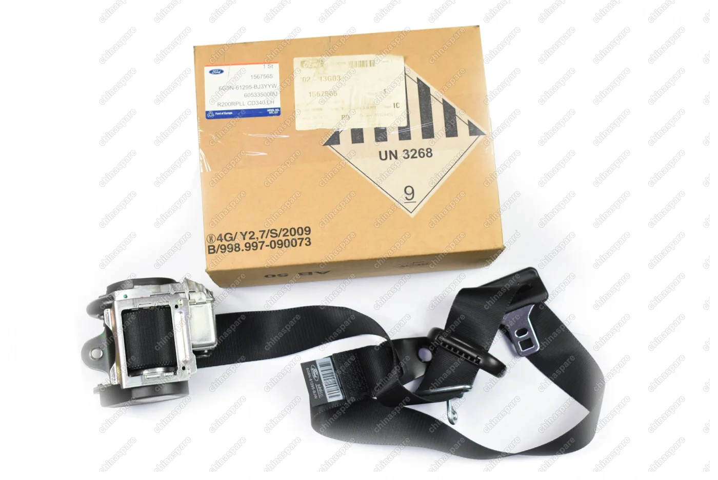 Ремень безопасности с пиропатроном Ford Galaxy 1728986 1384971 1403514