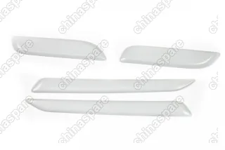 Накладки защитные бампера Chevrolet Aveo 2012 (Hatchback)