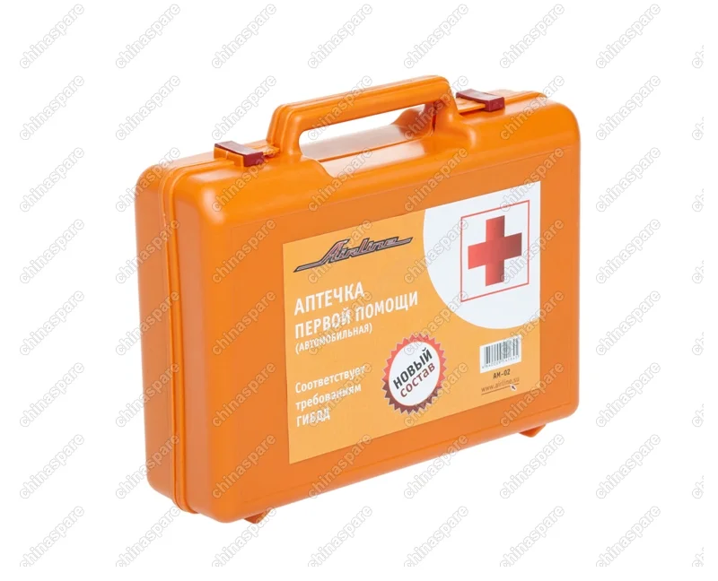 AM-02 Аптечка автомобильная в пластиковом футляре