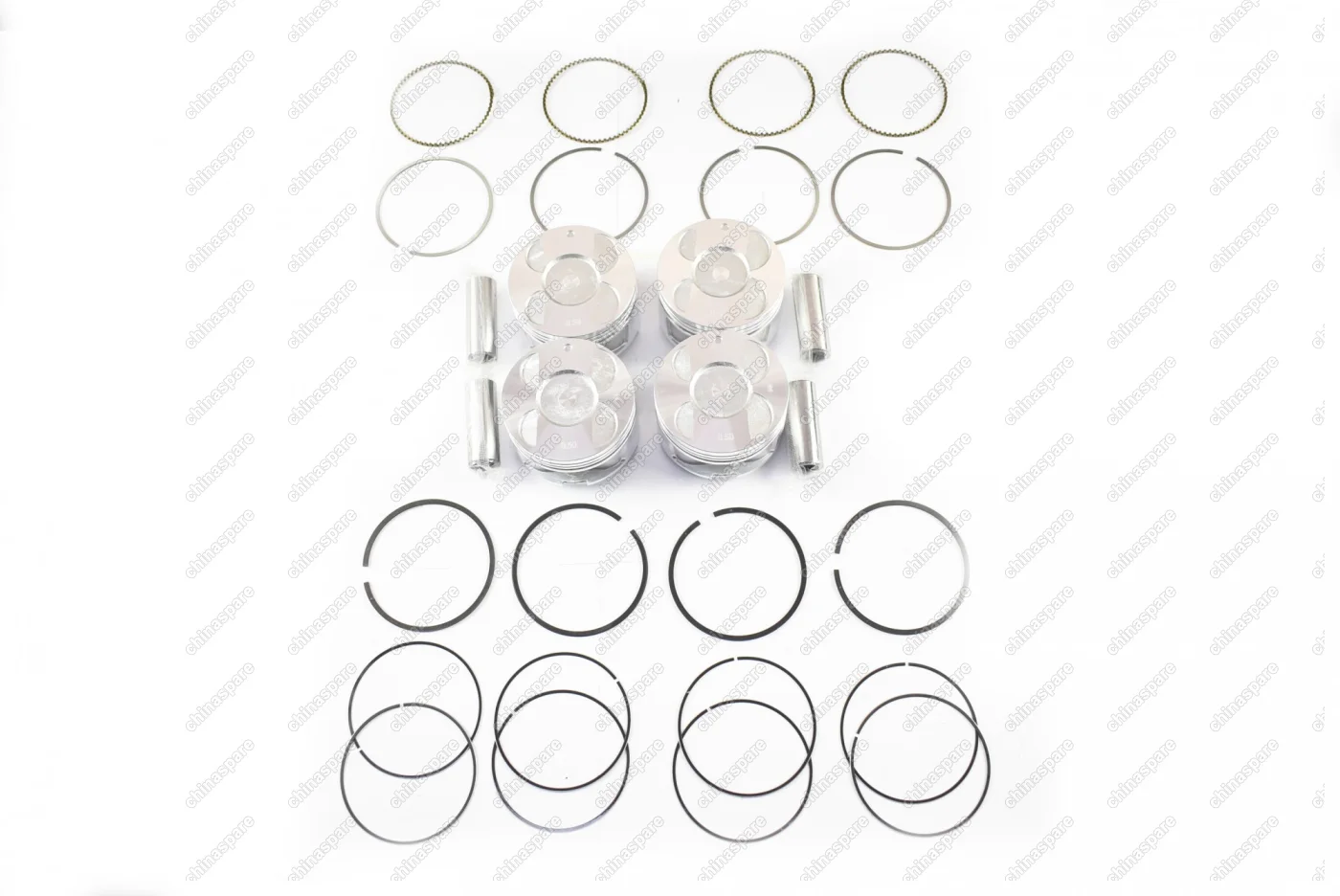 Поршень ДВС +0.50 R2 (Комплект на мотор + Кольца) Geely MK