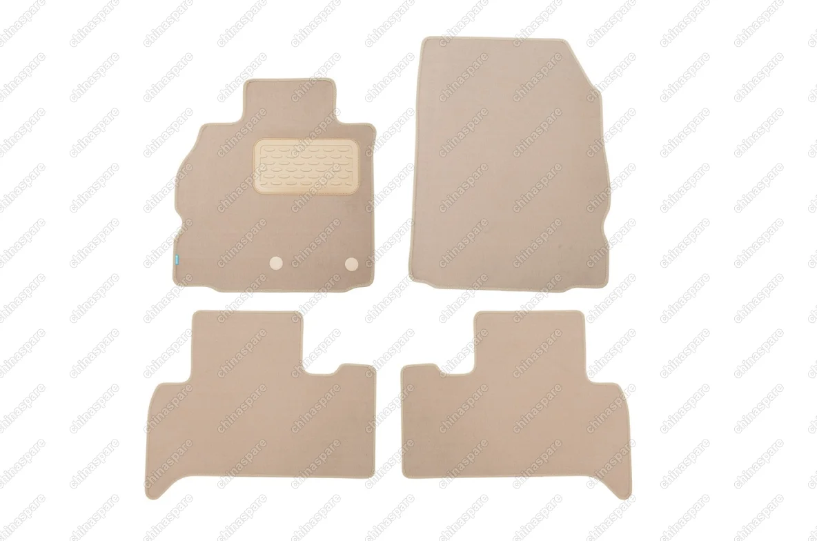 Коврики в салон Klever Premium RENAULT Scenic III 2010->, хб., 4 шт. (текстиль, бежевые)