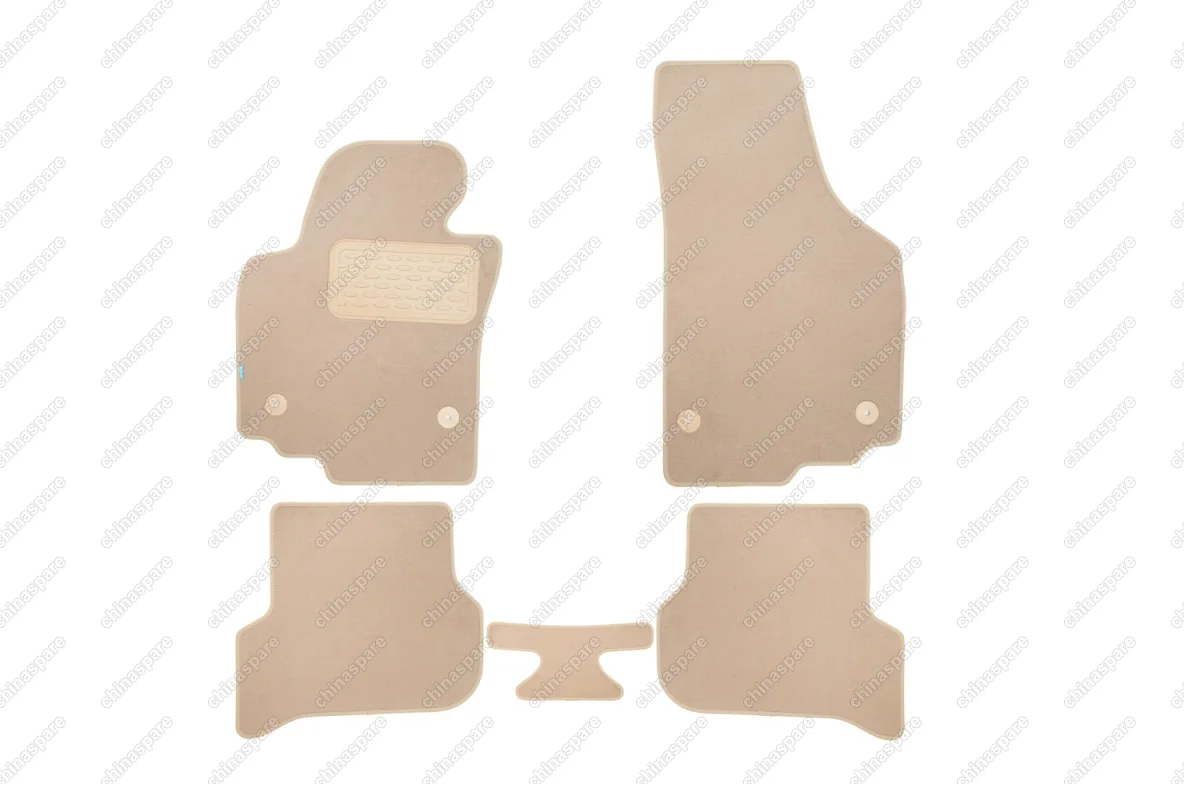 KLEVER04440622112kh Коврики в салон Klever Premium SEAT Altea Freetrack АКПП 2007-2009, мв., 5 шт. (текстиль, бежевые)