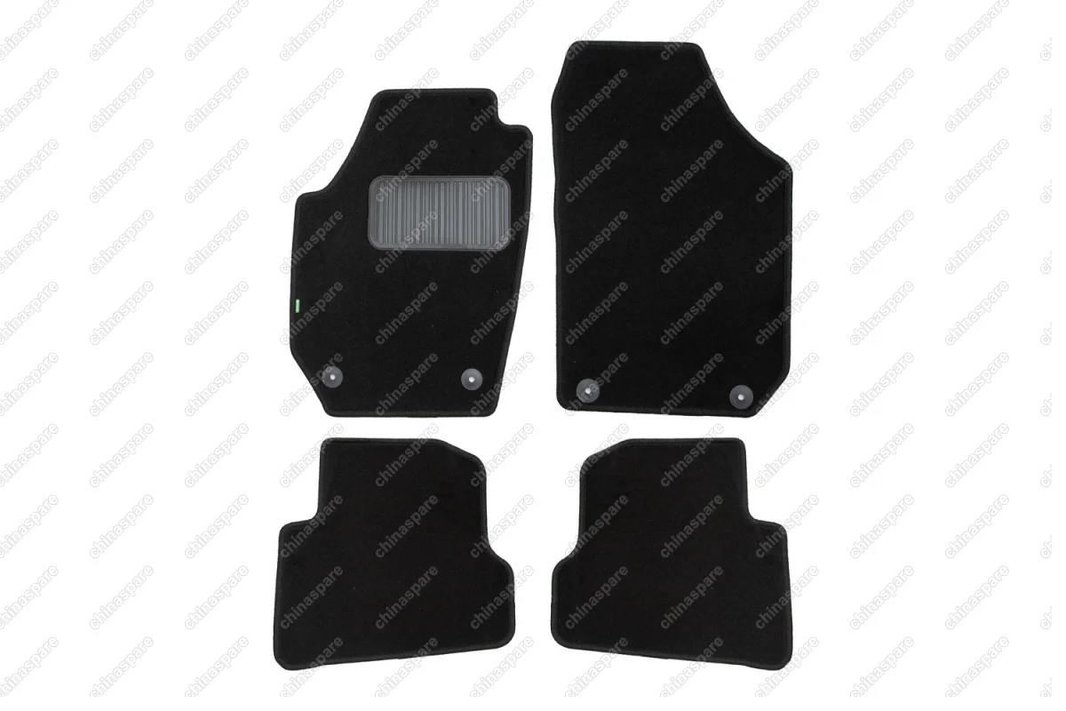 KLEVER02450601210kh Коврики в салон Klever Standard SKODA Fabia, Fabia Scout 2007-> хб., 4 шт. (текстиль)