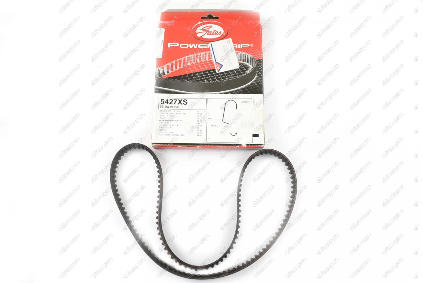 Ремень ГРМ Gates Volkswagen Golf III 1.4, Vento 1.4 95-98, Caddy II 1.4 95-04, Polo III 1.0 96-98, Polo III 1.3 94-01