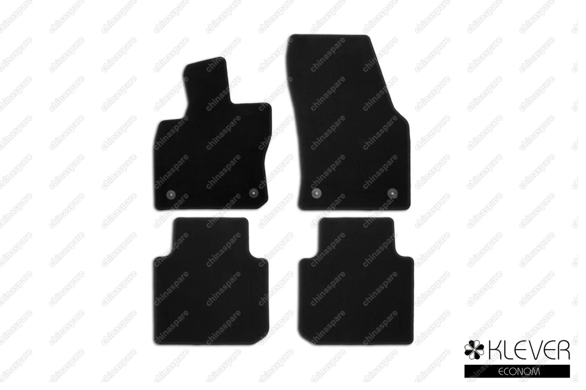Коврики в салон Klever Econom SKODA Kodiaq, 2017->, кросс., 4 шт. (текстиль)