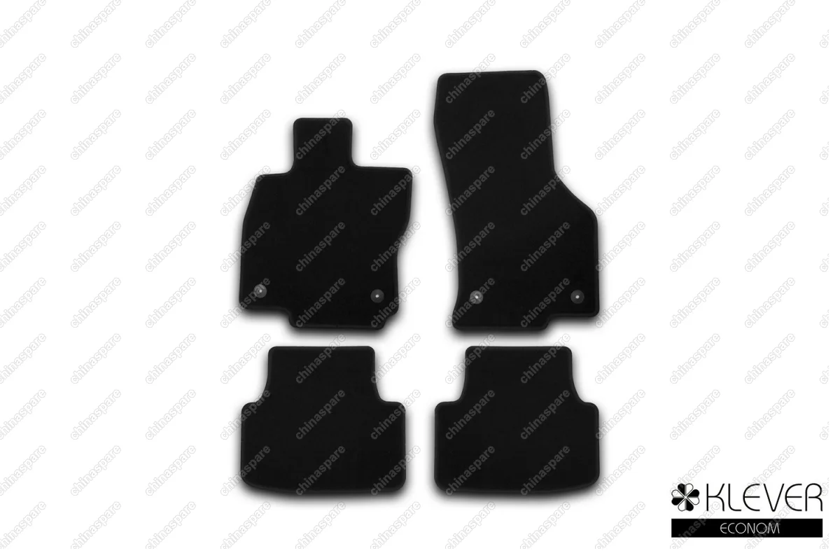 KVR01451601200k Коврики в салон Klever Econom SKODA  Octavia 2013->, сед., 4 шт.(текстиль)