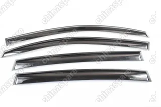Дефлекторы дверные черные (Комплект) Chevrolet Rezzo