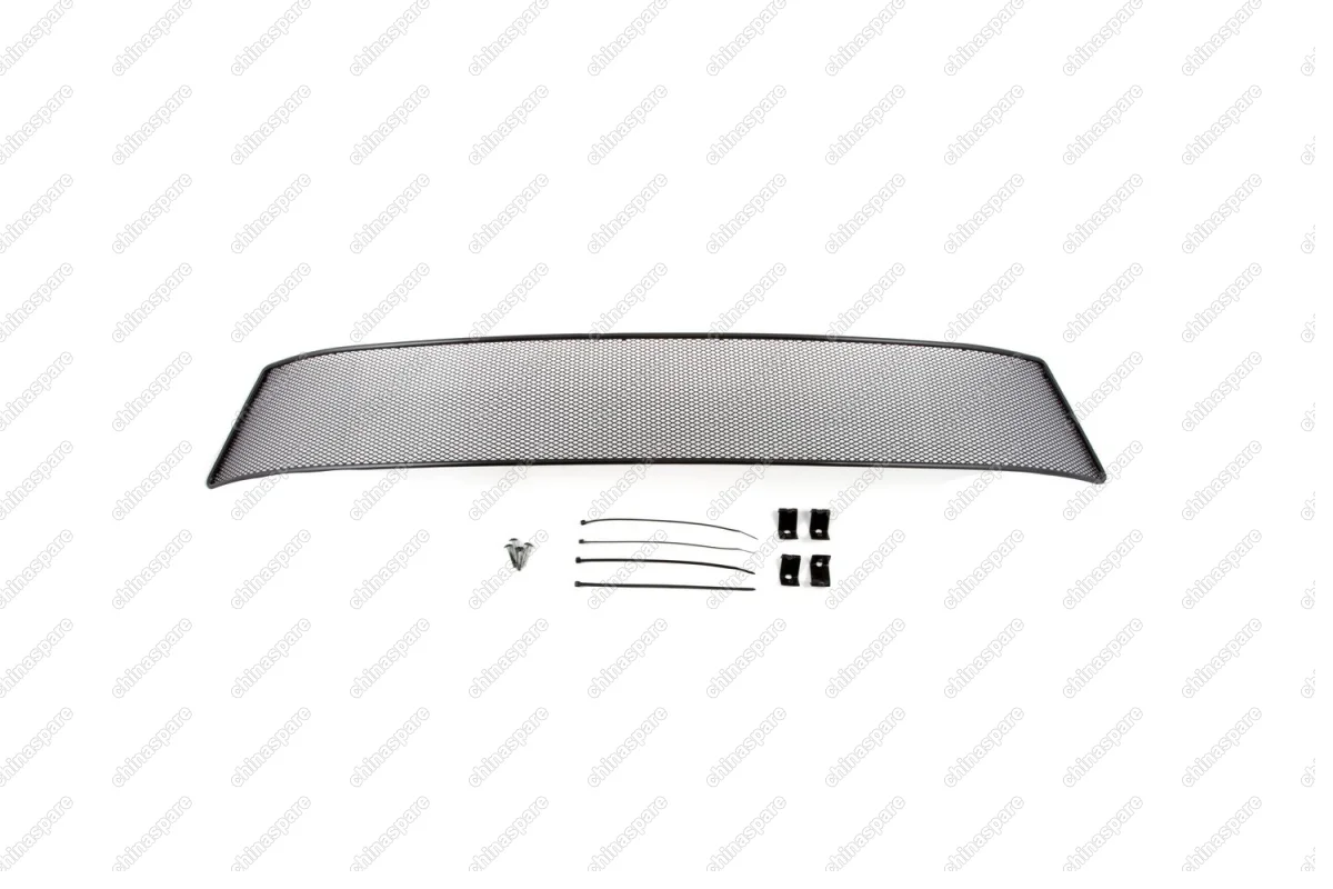 1470914101 Сетка на бампер внешняя для SKODA Octavia A7 2014-2017, черн., 10 мм, с противотуманными фонарями