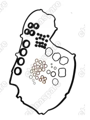 Комплект прокладок двигателя 4D56 Mizumo Mitsubishi L200 IV, Pajero Sport II