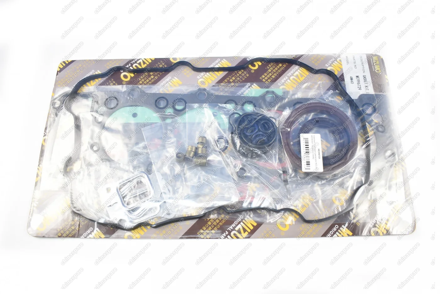 Комплект прокладок двигателя 4M40 Mizumo Mitsubishi Pajero Sport I, Delica IV, Pajero IV