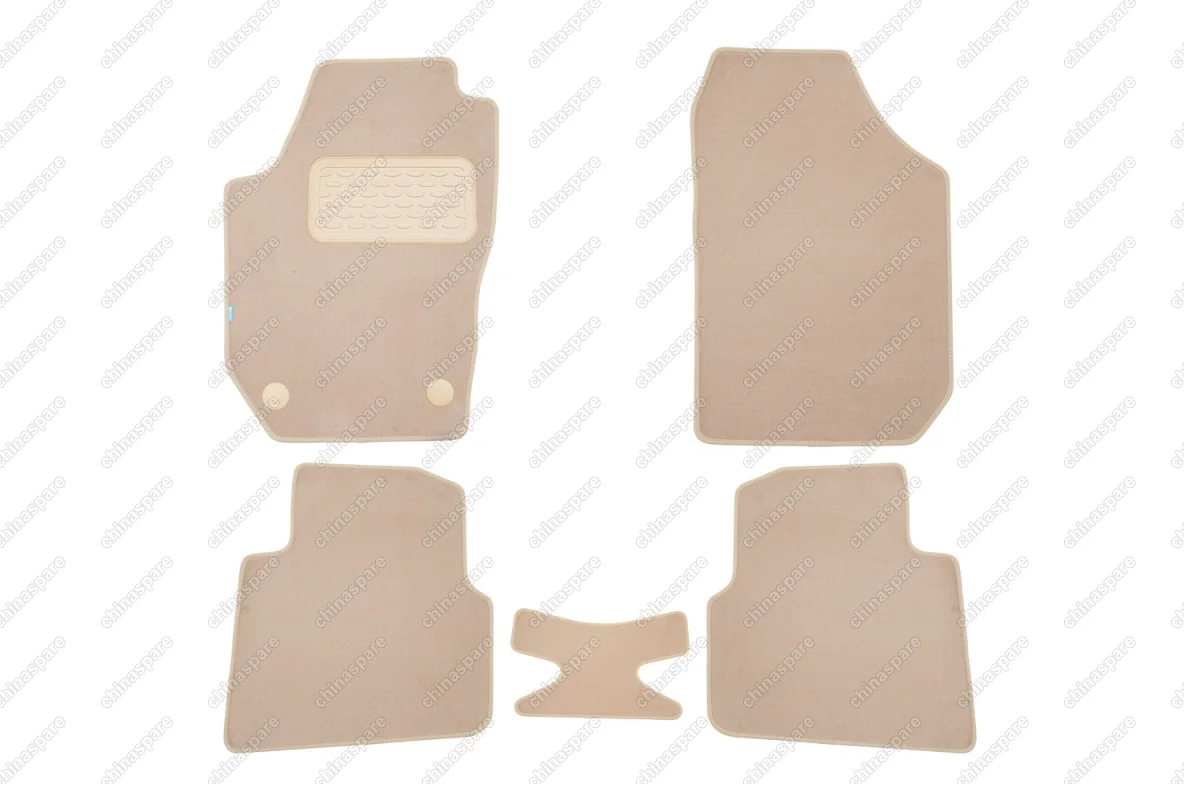 Коврики в салон Klever Premium SKODA Roomster 2006-2015, ун., 5 шт. (текстиль, бежевые)