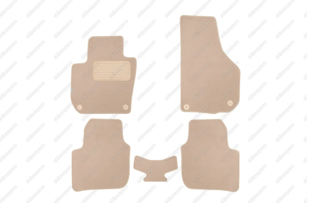KLEVER04451122112kh Коврики в салон Klever Premium SKODA Superb АКПП 2008-2015, сед., 5 шт. (текстиль, бежевые)