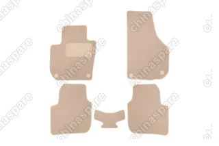 KLEVER04451122112kh Коврики в салон Klever Premium SKODA Superb АКПП 2008-2015, сед., 5 шт. (текстиль, бежевые)