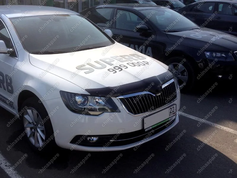 NLDSSCSUP1412 Дефлектор капота темный SKODA SUPERB 2014-2015