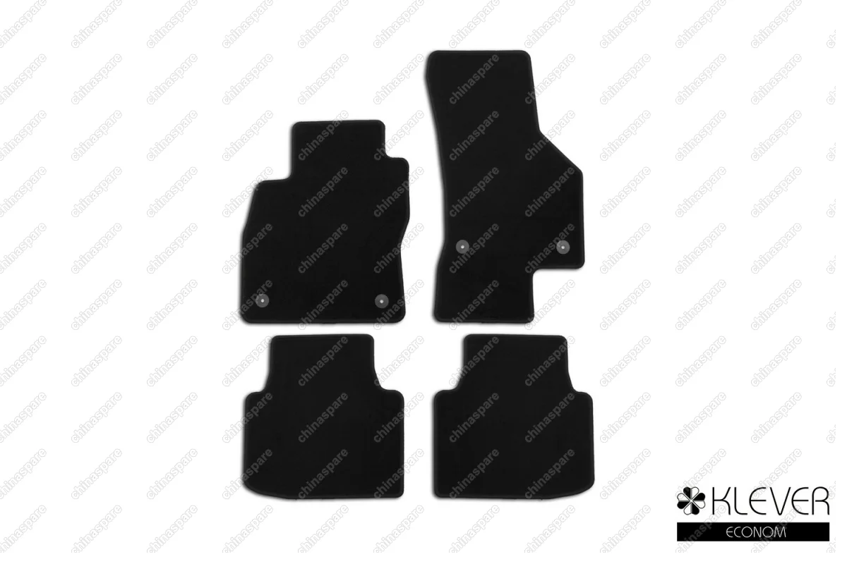 KLEVER01451801200k Коврики в салон Klever Econom SKODA Superb, 2016->, сед., 4 шт. (текстиль)