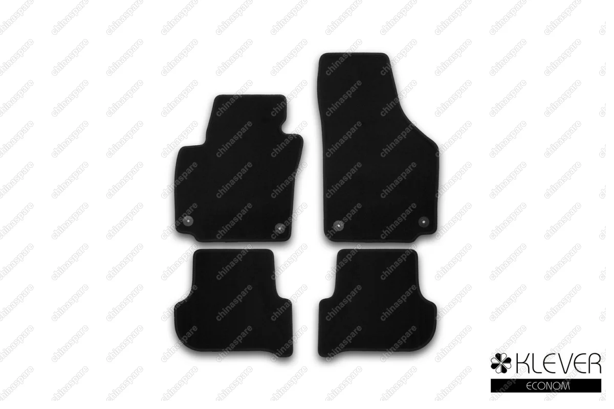 Коврики в салон Klever Econom SKODA Yeti 2009->, кросс., 4 шт. (текстиль)