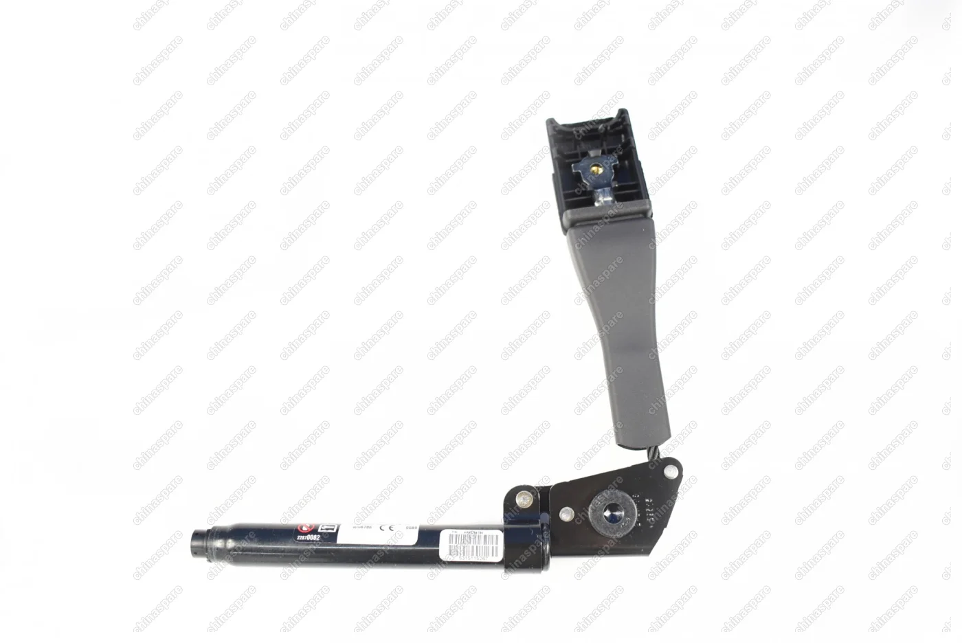 Анкерная пластина натяжителя ремня на переднем сиденье (левая, черная) Opel Mokka 2012-2019