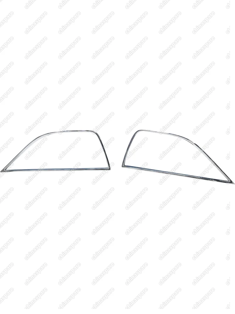 Накладка противотуманной фары (хром) Seat Ibiza IV (комплект)