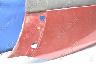 Накладка заднего бампера правая (красная) Mitsubishi Pajero IV (уценка)