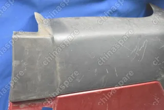 Накладка заднего бампера правая (красная) Mitsubishi Pajero IV (уценка)