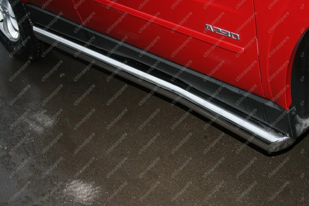 SYAC800601 Пороги труба d 76 (компл 2шт) "SsangYong Actyon"2005-2010