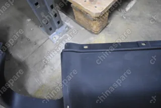 Юбка задняя Kia Sportage 2004-2010 (под две трубы) (уценка)