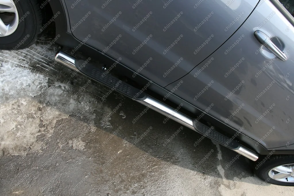 SYAC811257 Пороги с проступью d76 (компл 2шт) "SsangYong Actyon" 2011-, SYAC.81.1257