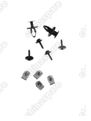 Брызговики задние Chevrolet Aveo T300 (хетчбэк) 2011-