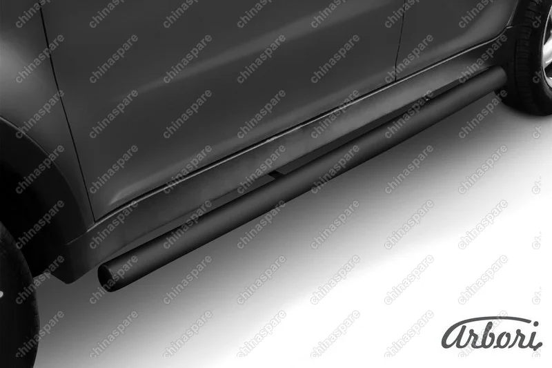 AFZDASYA06B Защита порогов d76 труба Arbori черн. для SsangYong ACTYON 2011-2013
