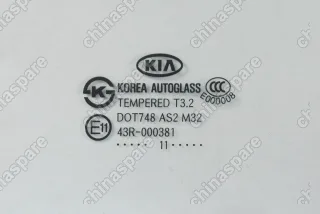 Боковое стекло кузова Kia Picanto III