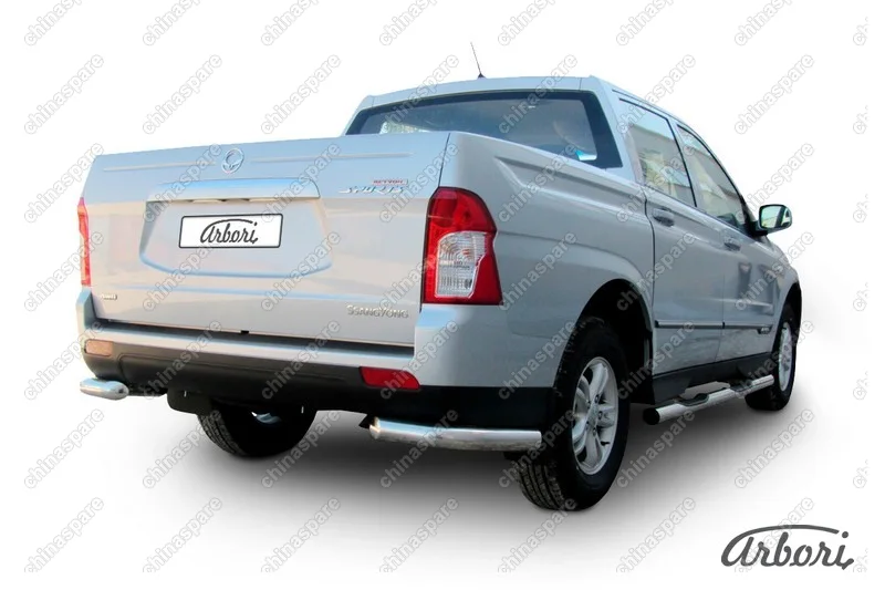 AFZDASYAS15 Уголки d76 Arbori нерж. сталь для SsangYong ACTYON SPORT 2013-2016