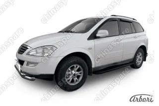 AFZDAALSYK01 Комплект алюминиевых порогов Arbori Optima Black 1700 для SSANGYONG Kyron 2007-2015