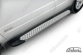 AFZDAALSYK05 Комплект алюминиевых порогов Arbori Standart Silver 1700 для SSANGYONG Kyron 2007-2015