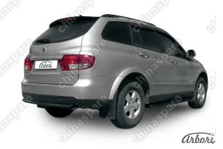 AFZDASYK15B Защита заднего бампера d57 Arbori черн. для SSANGYONG Kyron 2007-2015