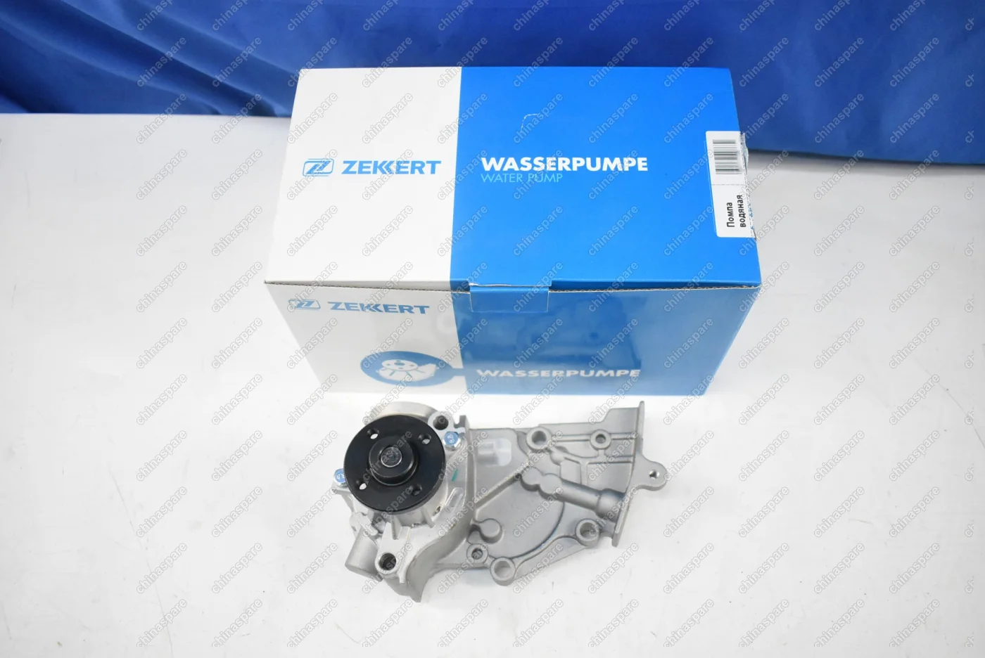 Насос водяной «Zekkert» Chery QQ 0.8 372/ QQ6 1.1 472 арт. 372-1307010 / 472-1307010