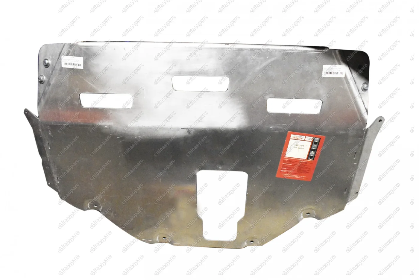 Защита картера и КПП Kia Optima 2016-2020 (алюминий, неполный комплект креплений)