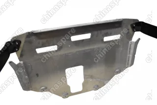 Защита картера и КПП Kia Optima 2016-2020 (алюминий, неполный комплект креплений)