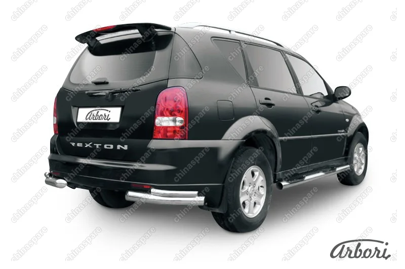 AFZDASSR11 Уголки d76+d42 двойные Arbori нерж. сталь для SsangYong REXTON 2010-2012
