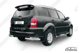 AFZDASSR11 Уголки d76+d42 двойные Arbori нерж. сталь для SsangYong REXTON 2010-2012