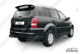AFZDASSR11B Уголки d76+d42 двойные Arbori черн. для SsangYong REXTON 2010-2012