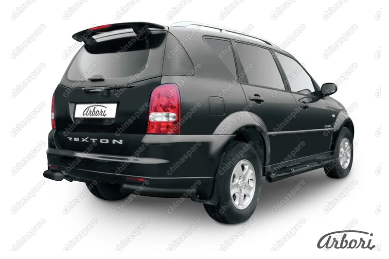 AFZDASSR12B Уголки d76 Arbori черн. для SsangYong REXTON 2010-2012