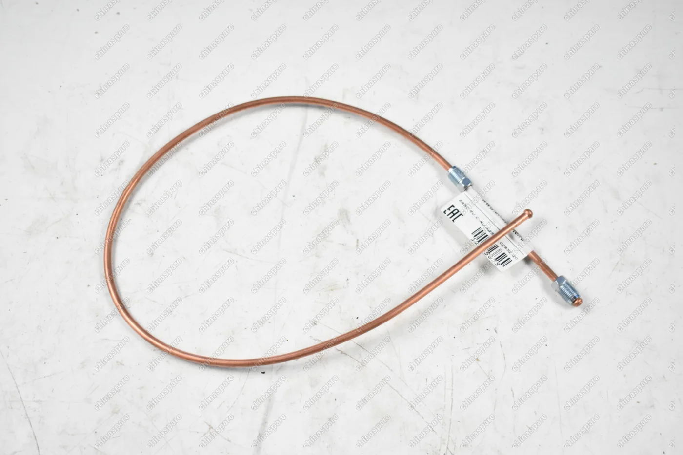 Трубка тормозная задняя (правая по мосту) Great Wall Hover 750 ММ (медь)