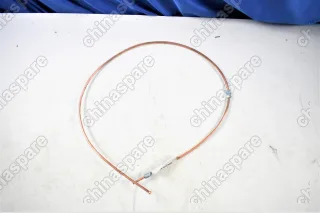 Трубка тормозная передняя правая (от ABS до колеса) Great Wall Hover 1000 мм (медь)