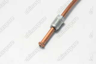 Трубка тормозная передняя правая (от ABS до колеса) Great Wall Hover 1000 мм (медь)